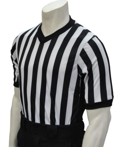 BKS201 Performance Mesh V-Neck Shirt w/ Black Side Panel